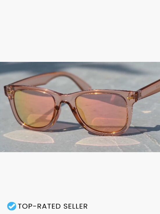 Square Mirror Sunglasses UV400 Polarized Medium Fit Classic Unisex Beach Eyewear main image 5